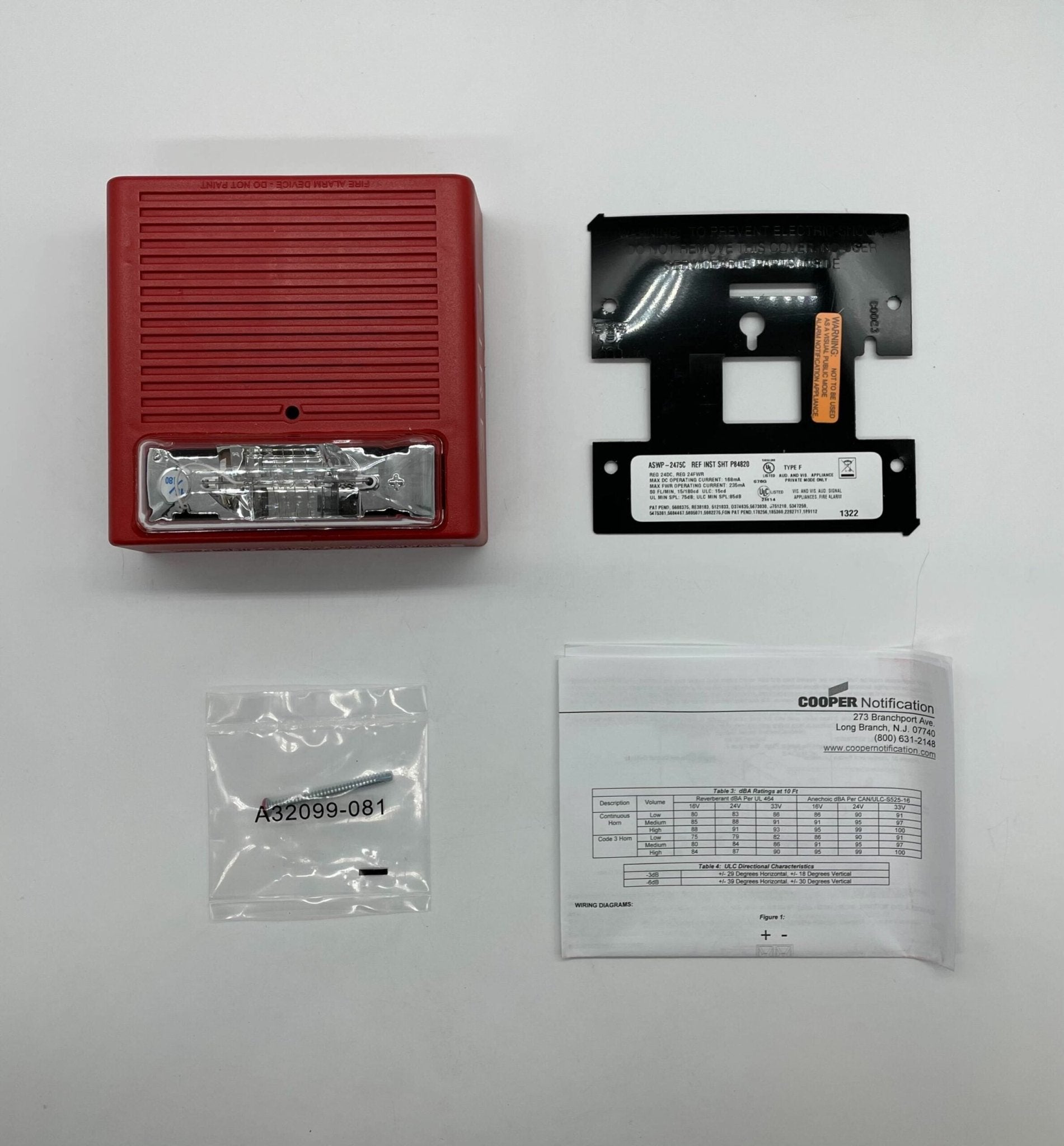 Wheelock ASWP-2475C-FR - The Fire Alarm Supplier