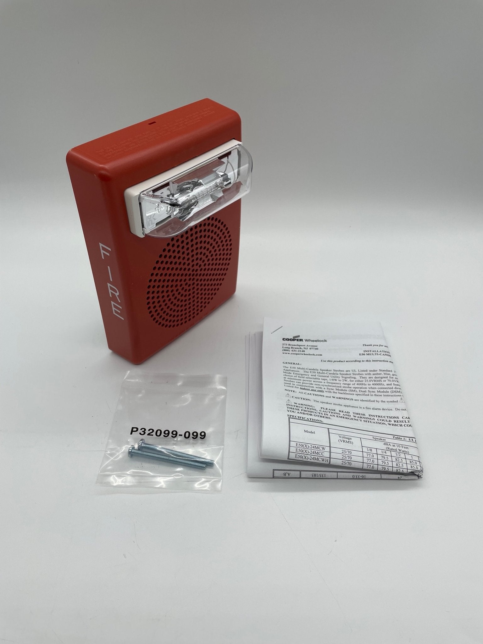 Wheelock E50-24MCWH-FR - The Fire Alarm Supplier