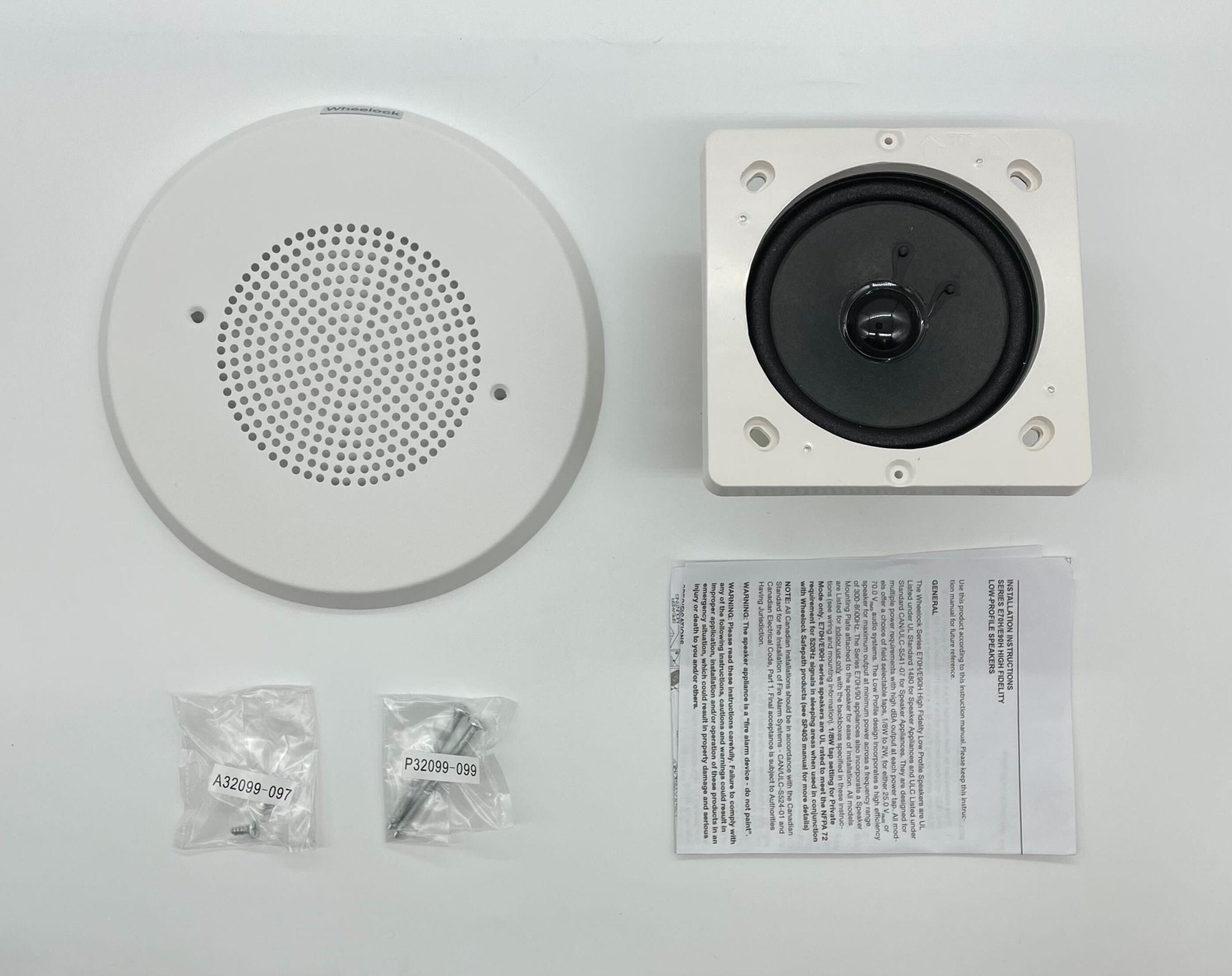 Wheelock E90H-W - The Fire Alarm Supplier