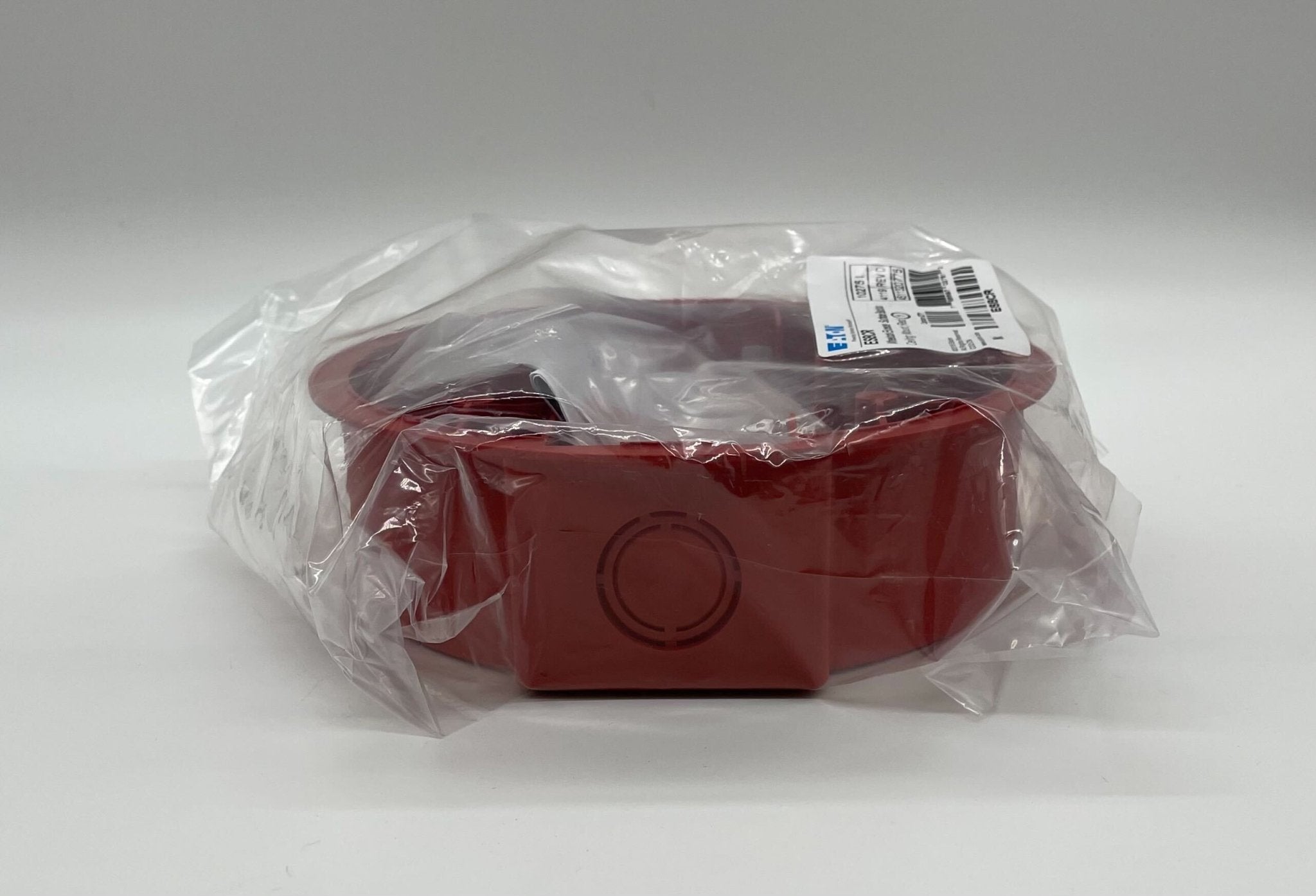 Wheelock Eaton ESBCR Exceder Series Ceiling Mount Back Box, Red - The Fire Alarm Supplier