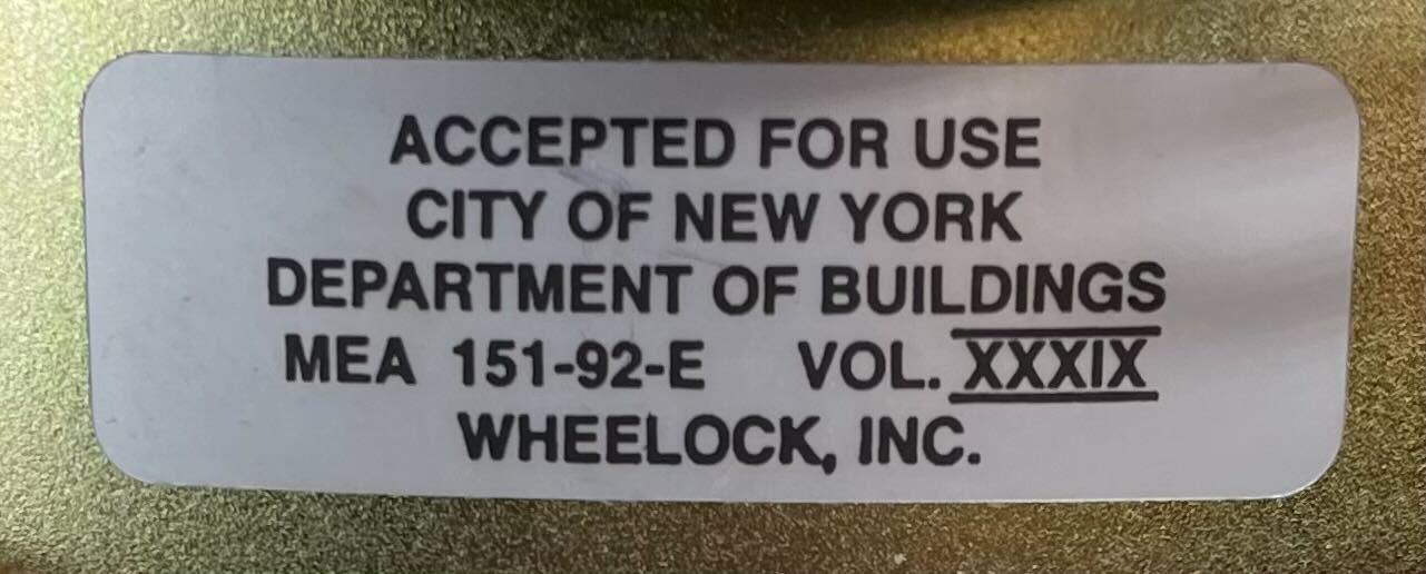 Wheelock ET90-24MCC-FW - The Fire Alarm Supplier