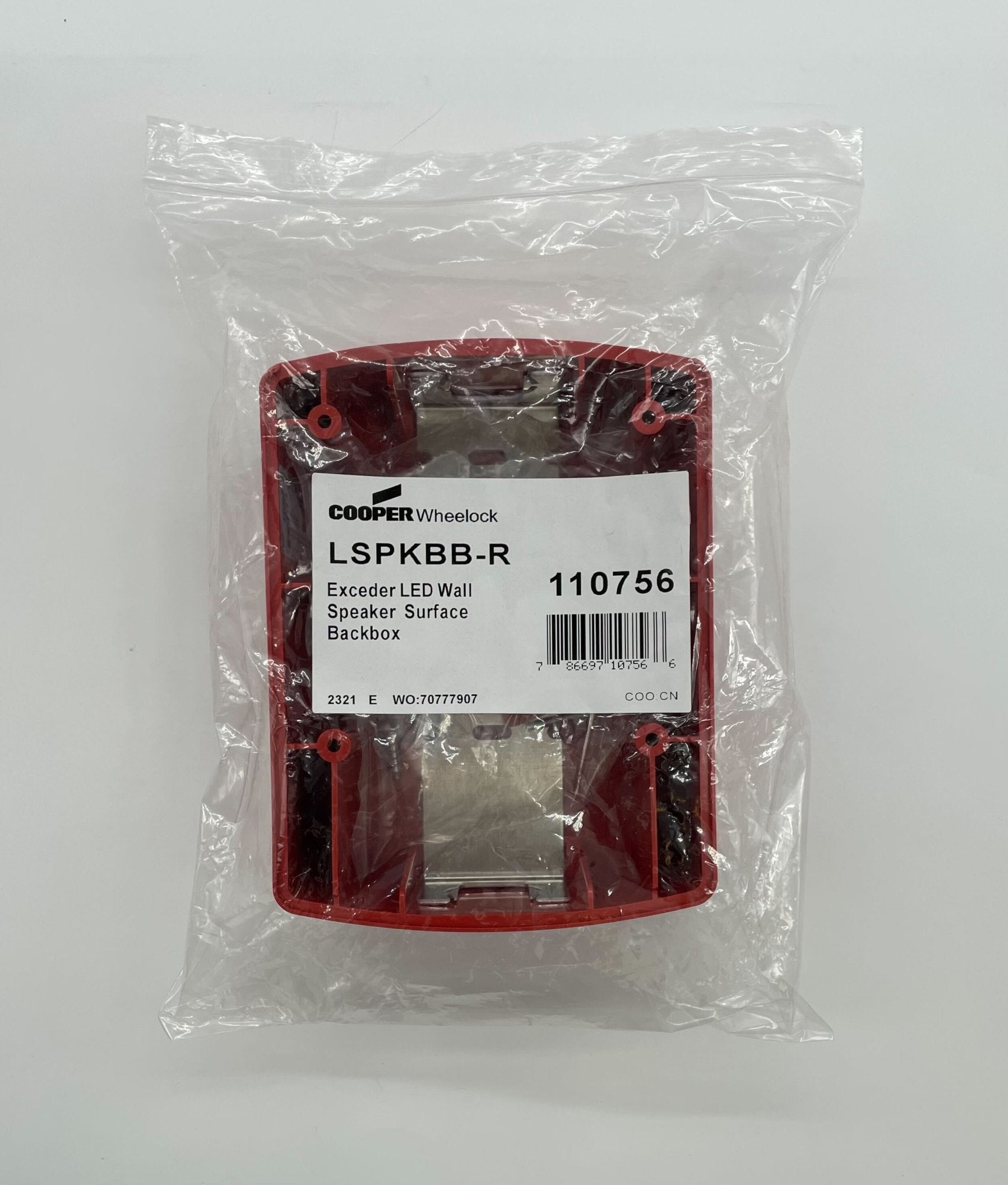 Wheelock LSPKBB-R - The Fire Alarm Supplier