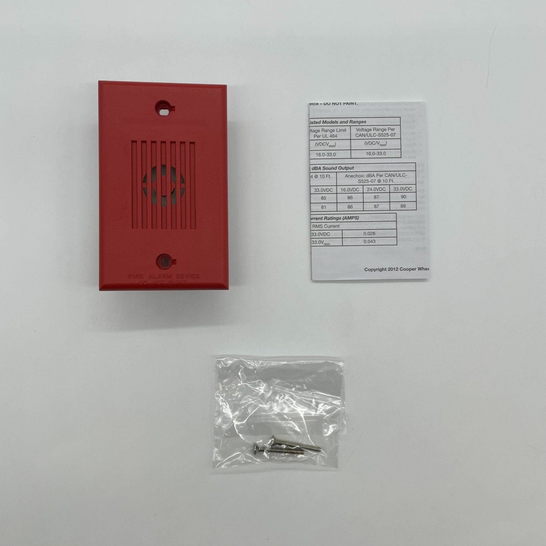 Wheelock MIZ-24S-R - The Fire Alarm Supplier