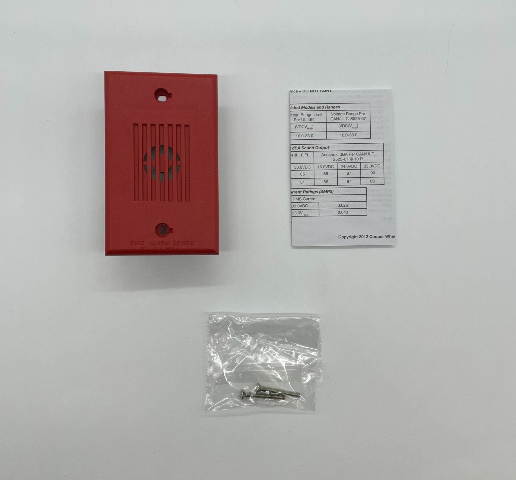 Wheelock MIZ-24S-R - The Fire Alarm Supplier