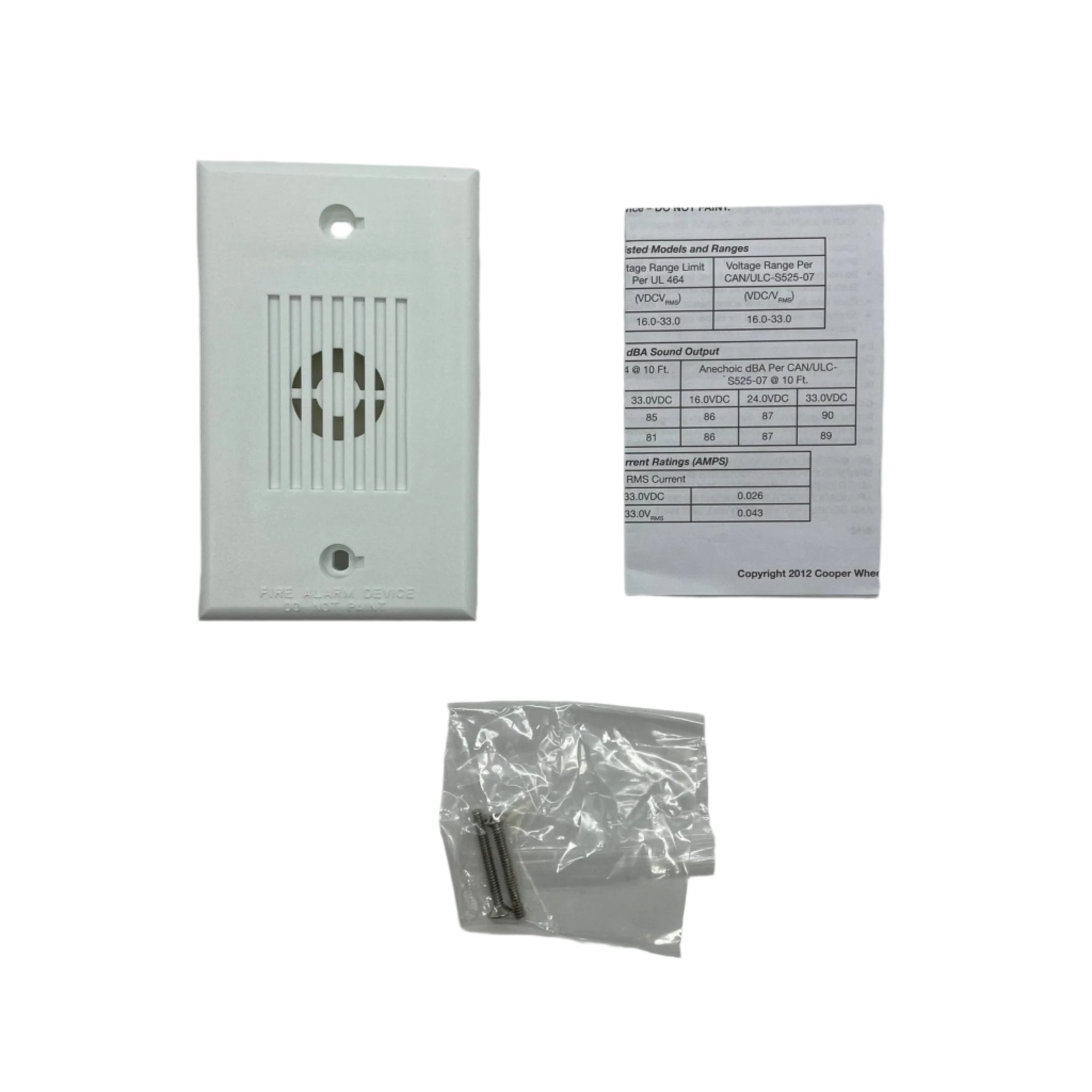 Wheelock MIZ-24S-W - The Fire Alarm Supplier