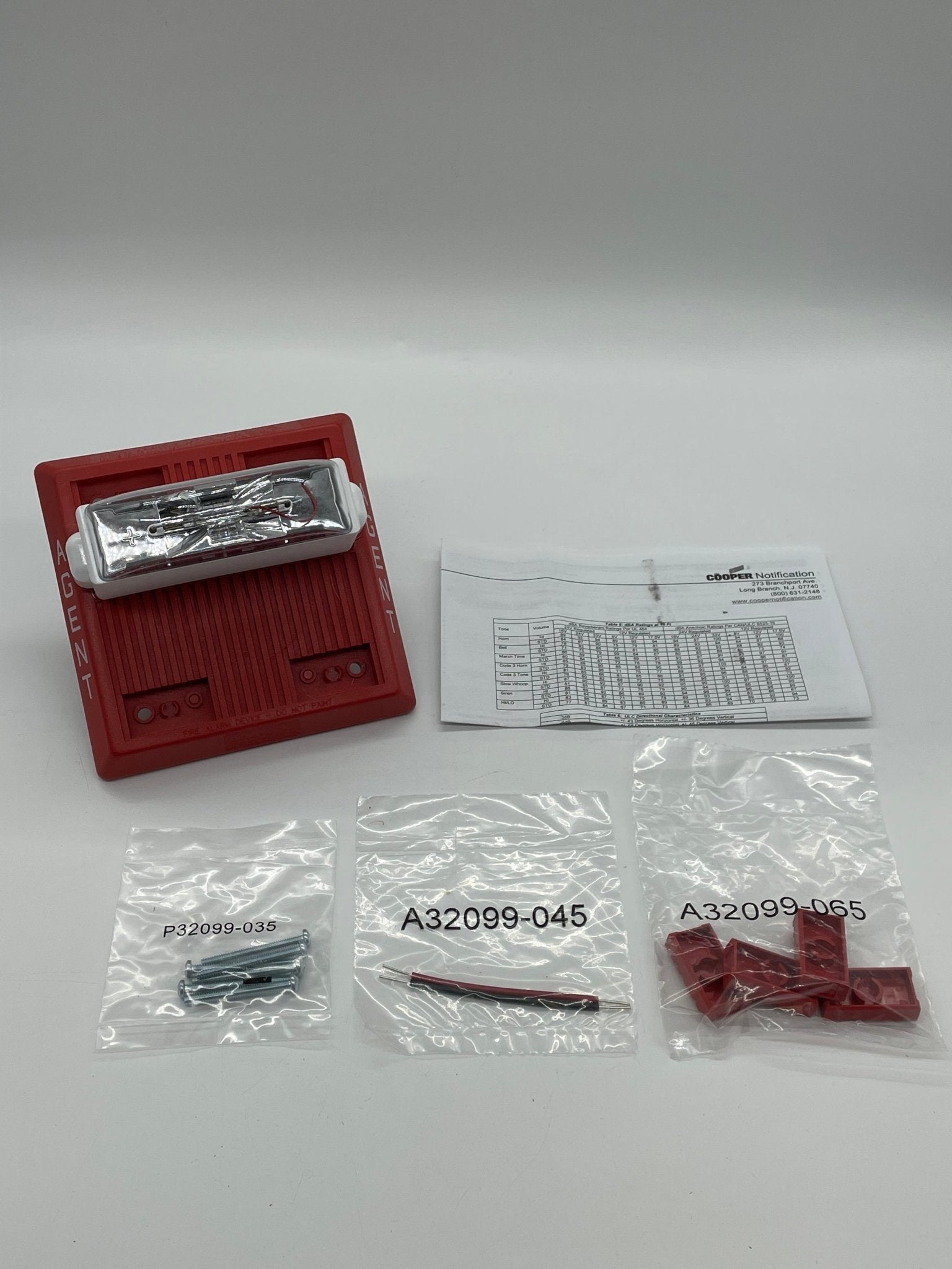 Wheelock MT-24MCW-AR 8-Tone Strobe Wall - The Fire Alarm Supplier