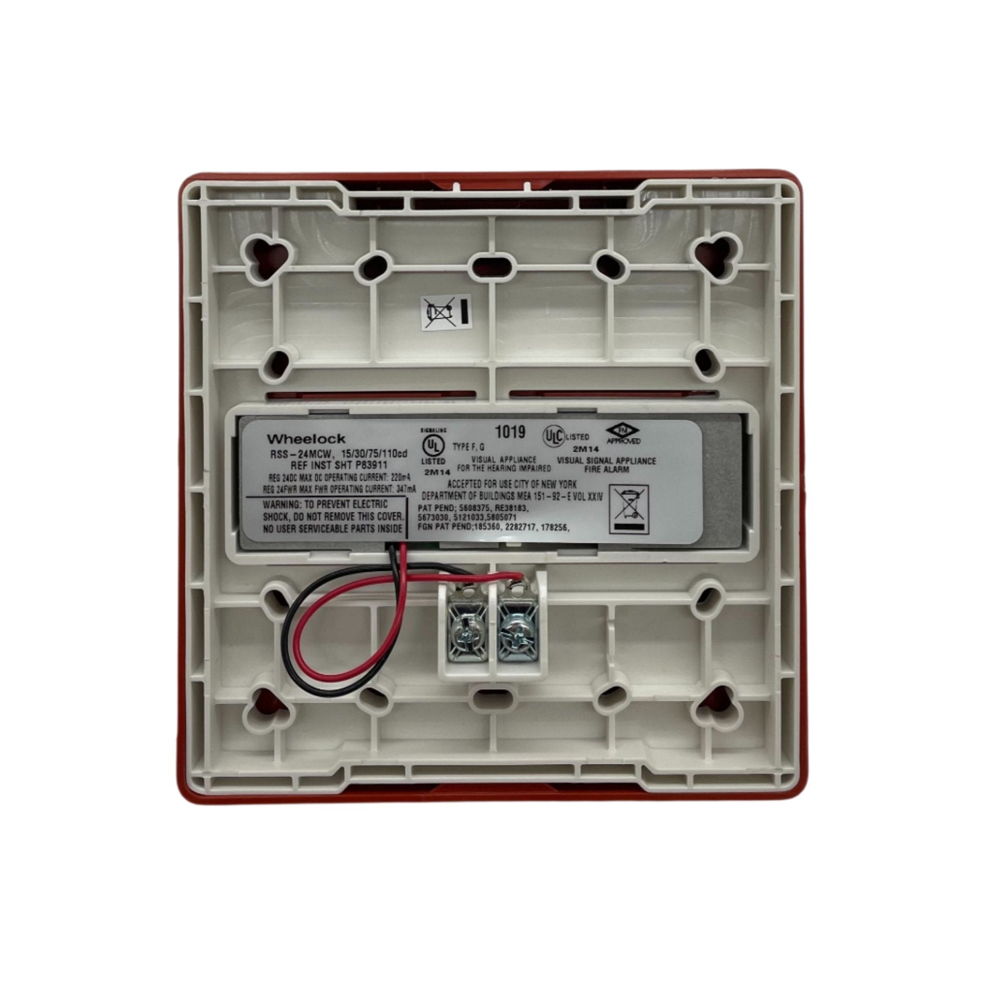 Wheelock RSS-24MCW-FR Wall Mount Strobe - The Fire Alarm Supplier