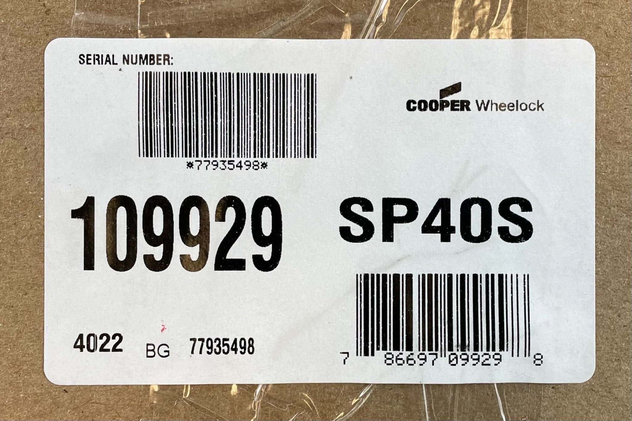 Wheelock SP40S - The Fire Alarm Supplier