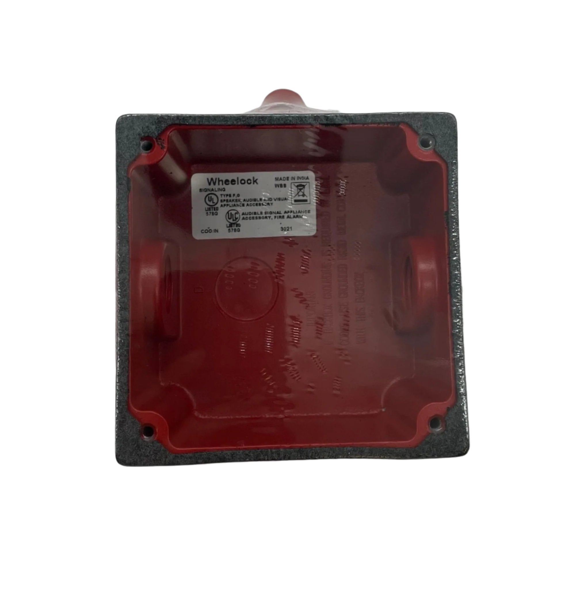 Wheelock WBB-R-1/2T-1/2B - The Fire Alarm Supplier