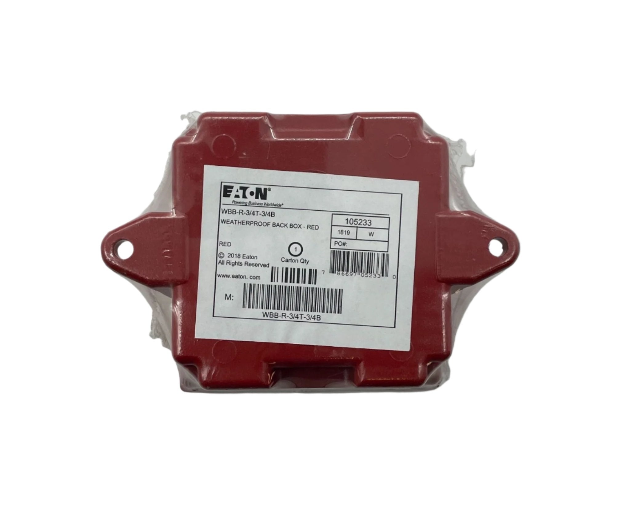 Wheelock WBB-R-3/4T-3/4B - The Fire Alarm Supplier